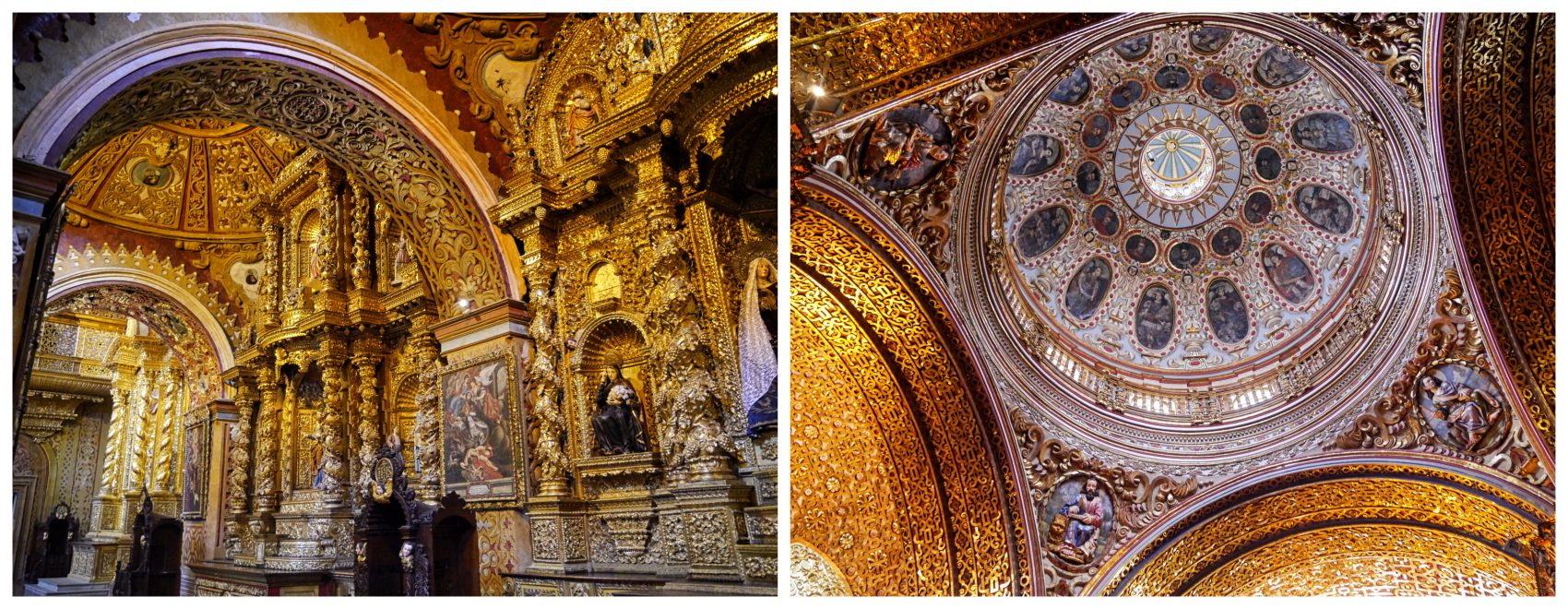 Quito. Kościół Jezuitów. Iglesia de La Compania de Jesus